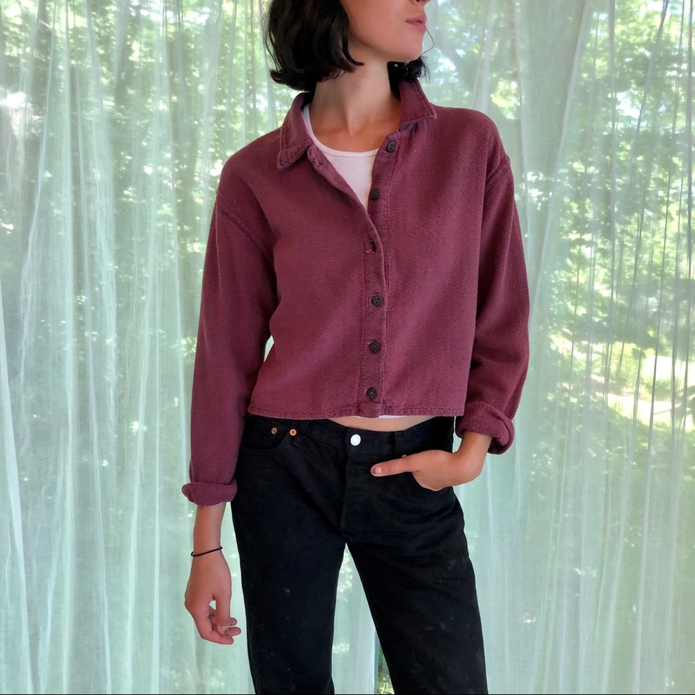 90s Cropped Overshirt